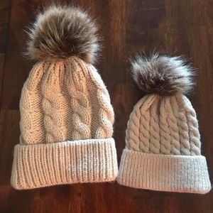 Mommy and Me beanie set